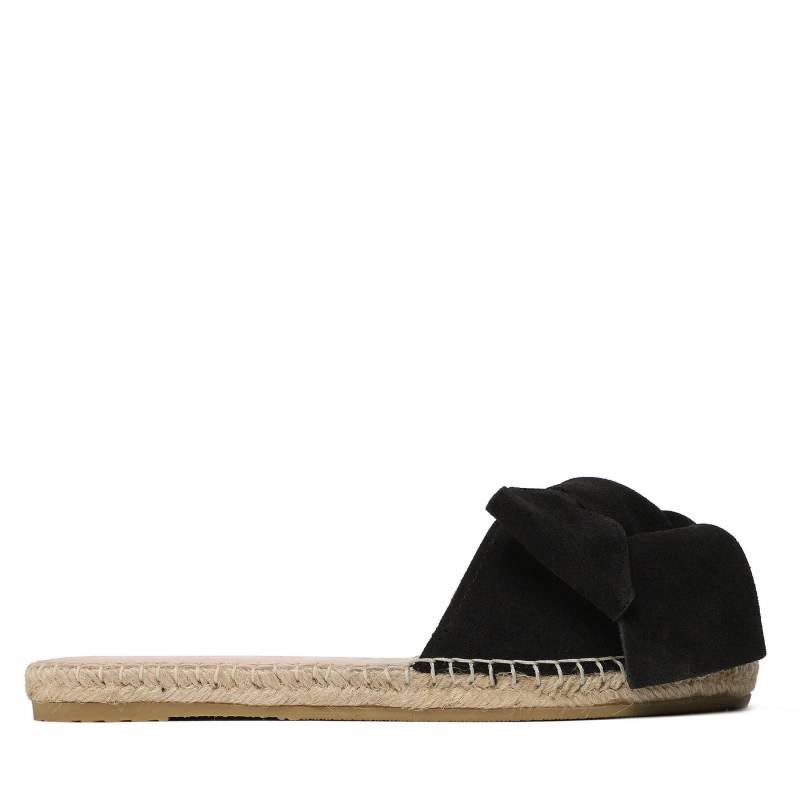 Espadrilles Manebi Sandals With Bow K 1.0 J0 Schwarz von Manebi