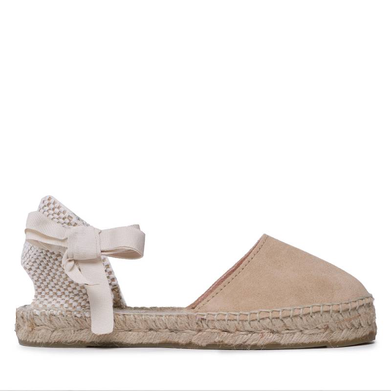 Espadrilles Manebi Suede Flat Valenciana Espadrilles K 1.1 P0 Beige von Manebi