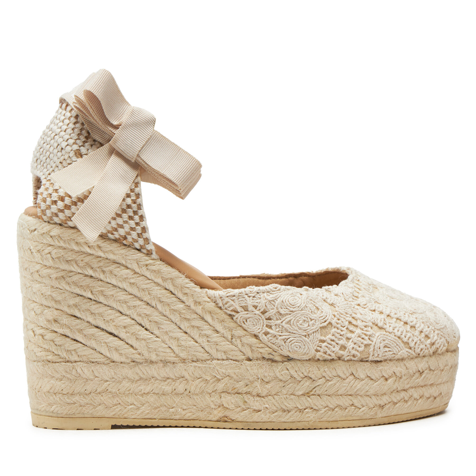 Espadrilles Manebi Yucatan Wedge Espadrilles G 0.3 WV Beige von Manebi