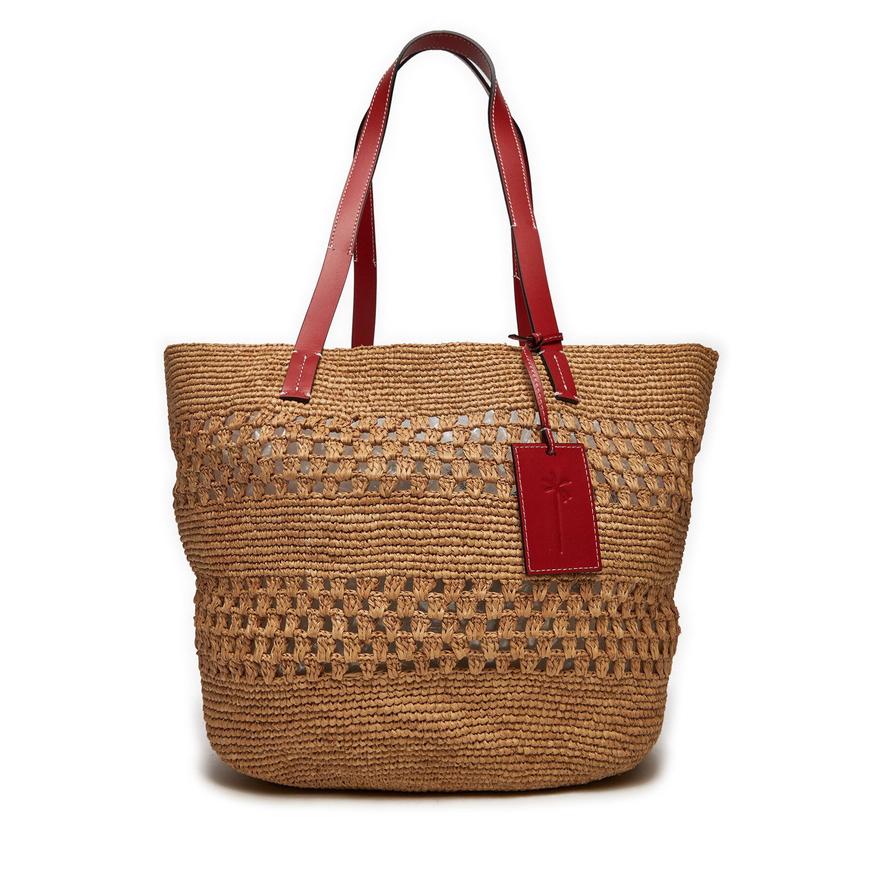 Handtasche Manebi Basket Bag Weaving V 8.3 CK Braun von Manebi