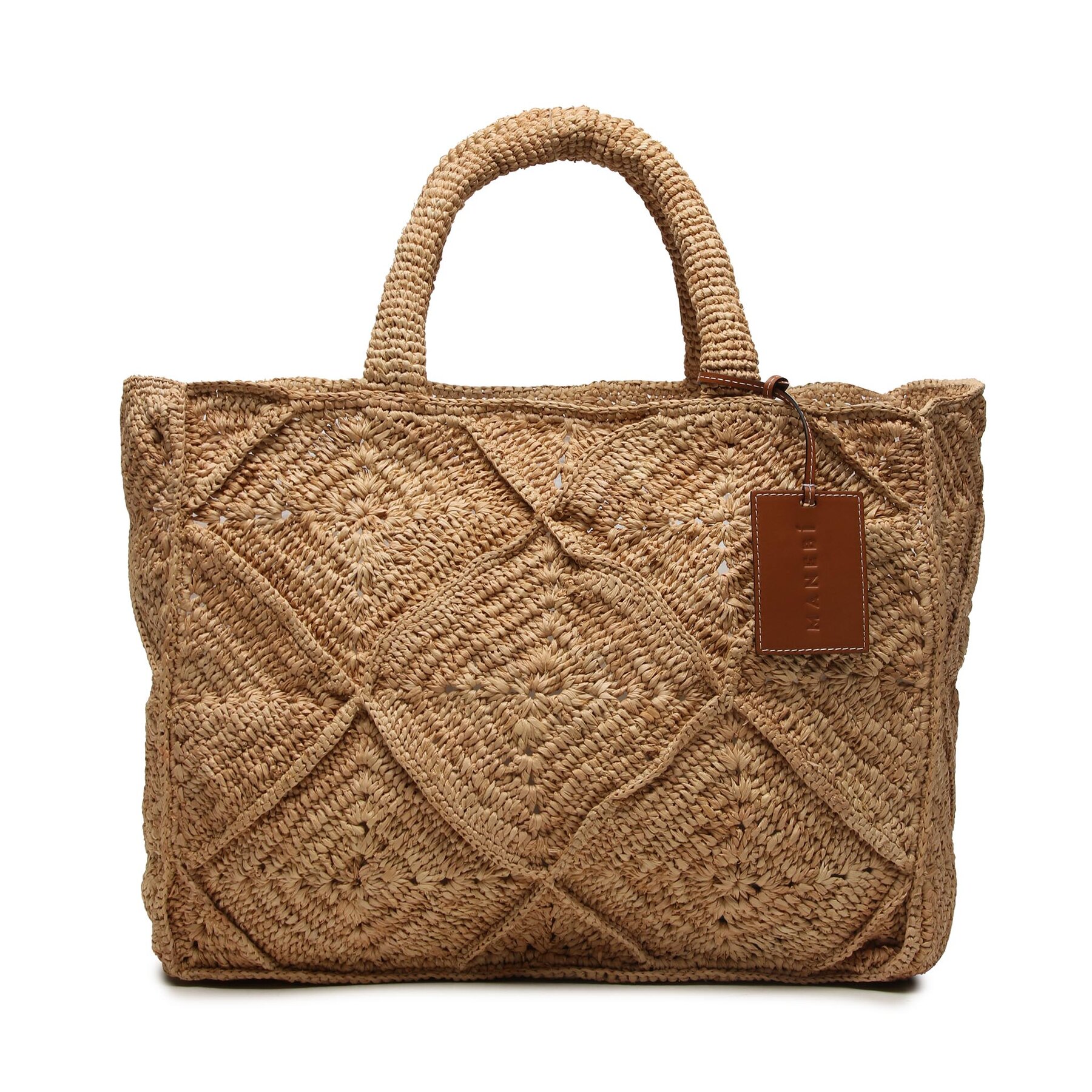 Handtasche Manebi Sunset Bag Large V 2.2 AC Beige Handtasche Manebi Sunset Bag Large V 2.2 AC Beige von Manebi