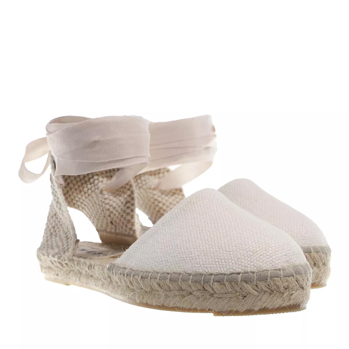 Manebi Espadrilles - Flat Valenciana - Gr. 36 (EU) - in Weiß - für Damen von Manebi