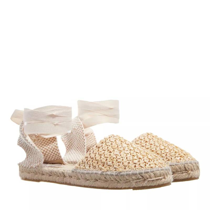 Manebi Espadrilles - flat valenciana espadrilles - Gr. 38 (EU) - in Beige - für Damen von Manebi