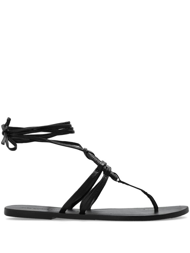 Manebi Mer leather sandals - Black von Manebi