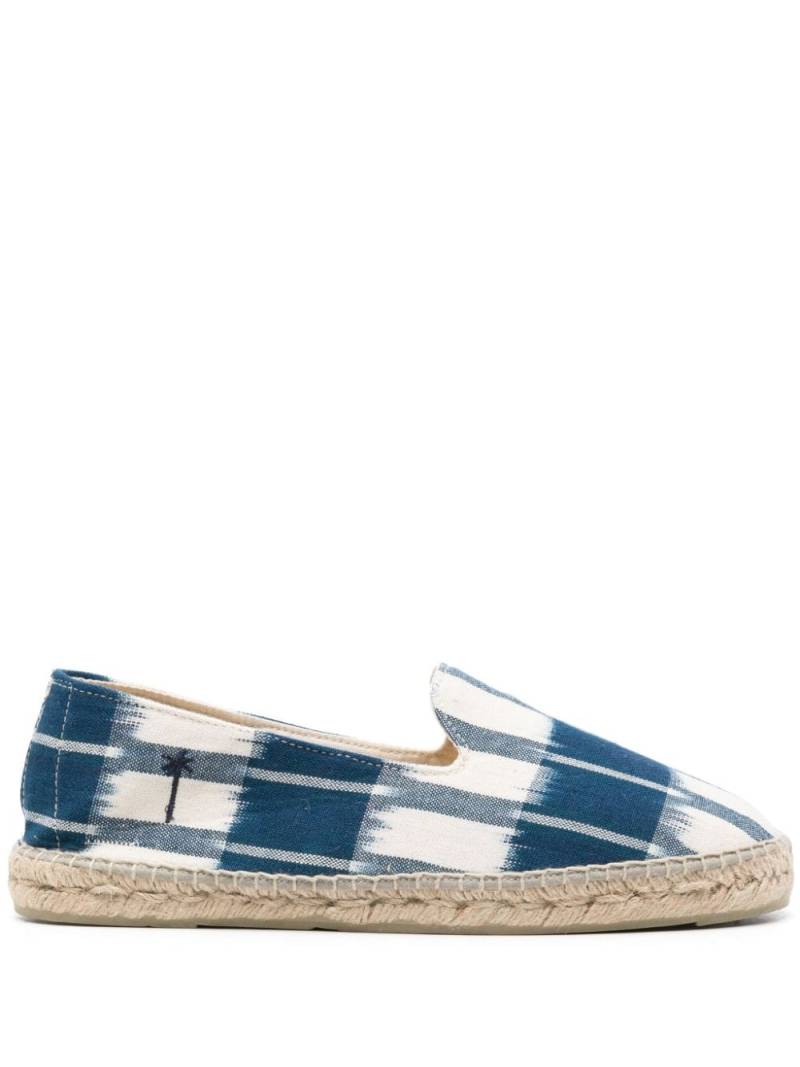 Manebi Tulum tie-dye cotton espadrilles - Blue von Manebi