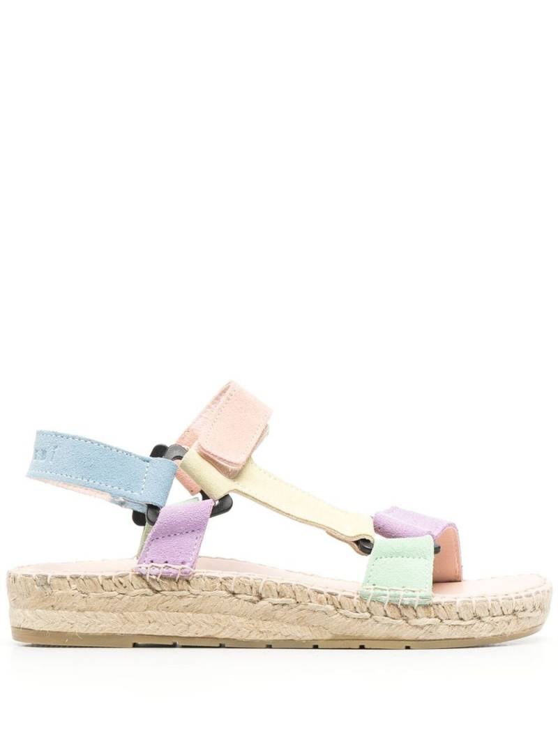 Manebi colour-block slingback sandals - Purple von Manebi