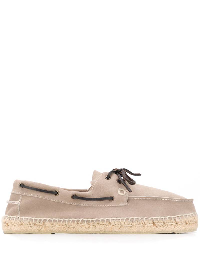 Manebi espadrille boat shoes - Grey von Manebi