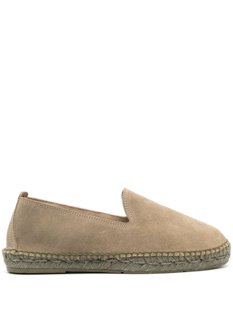 Manebi flat suede espadrilles - Green von Manebi