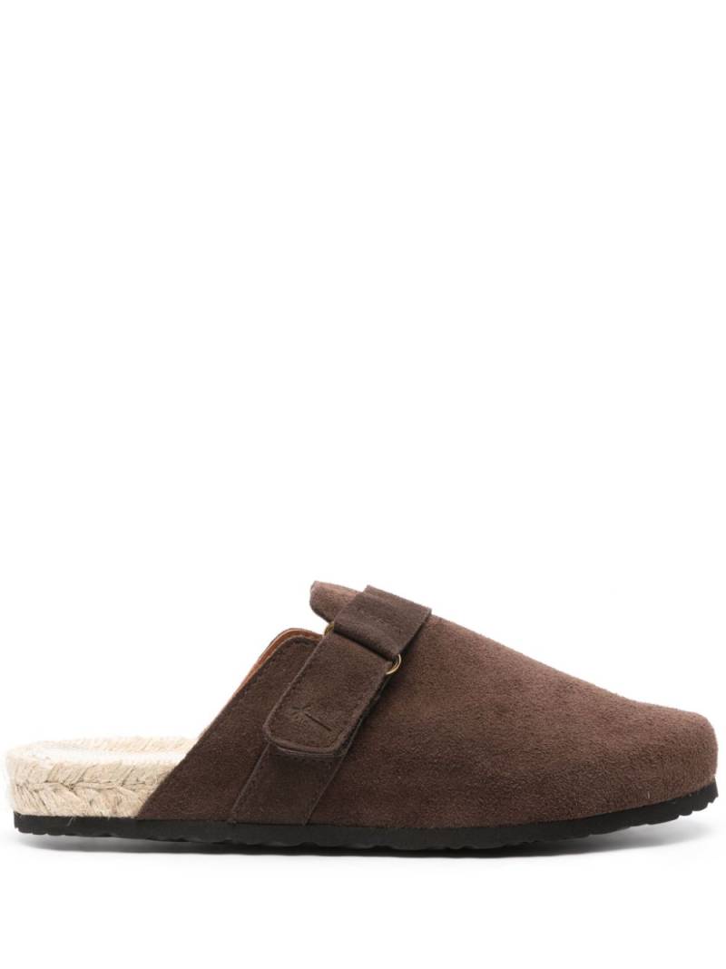 Manebi round-toe suede espadrilles - Brown von Manebi