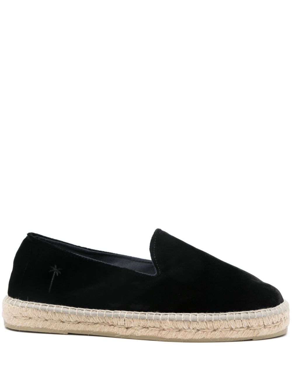 Manebi velvet espadrilles - Black von Manebi