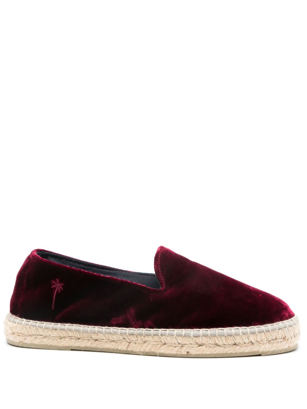 Manebi velvet espadrilles - Red von Manebi