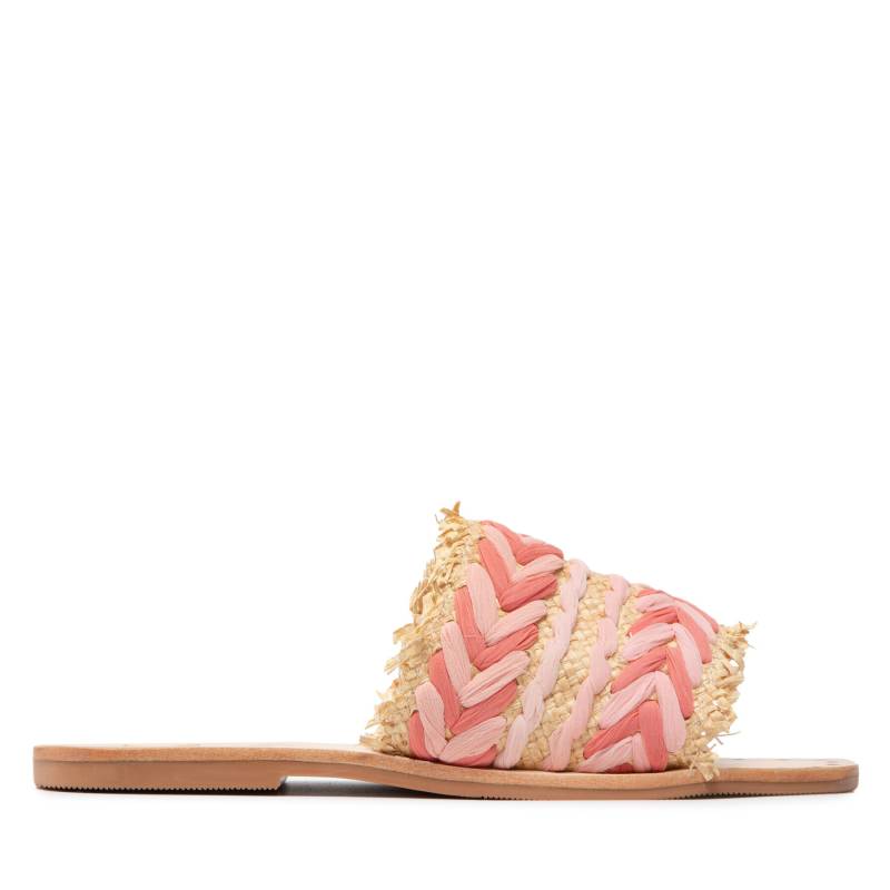 Pantoletten Manebi Leather Sandals S 8.3 Y0 Rosa von Manebi