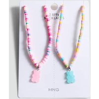 2er-Pack Best Friends-Halsketten von Mango Kids