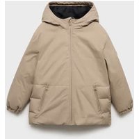 Wasserabweisende Kapuzensteppjacke von Mango Kids