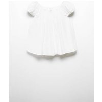 Bluse mit gerafftem Detail von Mango Kids