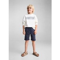 Baumwoll-Bermudashorts mit Gummibund von Mango Kids