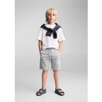 Baumwoll-Bermudashorts mit Gummibund von Mango Kids