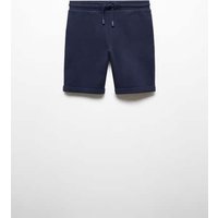 Baumwoll-Bermudashorts mit Textur von Mango Kids