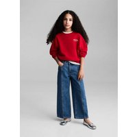 Baumwoll-Sweatshirt mit Stickdetail Baumwoll-Sweatshirt mit Stickdetail von Mango Kids