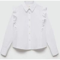 Baumwollbluse mit Rüschen Baumwollbluse mit Rüschen von Mango Kids