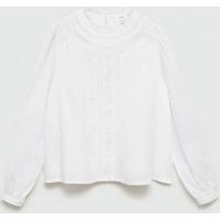 Baumwollbluse mit Stickereien Baumwollbluse mit Stickereien von Mango Kids