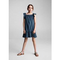 Baumwollkleid mit Rüschen von Mango Kids