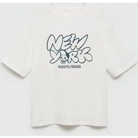Bedrucktes Baumwoll-T-Shirt Bedrucktes Baumwoll-T-Shirt von Mango Kids