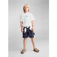 Bedrucktes Baumwoll-T-Shirt von Mango Kids