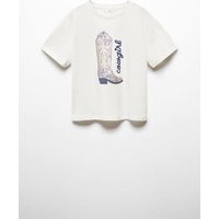 Bedrucktes Baumwoll-T-Shirt von Mango Kids