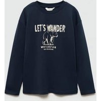 Bedrucktes Baumwoll-T-Shirt Bedrucktes Baumwoll-T-Shirt von Mango Kids
