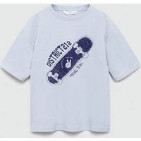 Bedrucktes Baumwoll-T-Shirt von Mango Kids