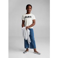 Bedrucktes Shirt mit Perlen Bedrucktes Shirt mit Perlen von Mango Kids