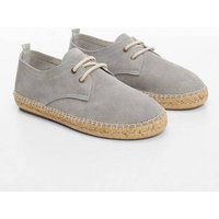 Espadrilles aus Rauleder mit Schnürsenkeln Espadrilles aus Rauleder mit Schnürsenkeln von Mango Kids