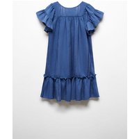 Fließendes Kleid mit Volant-Details Fließendes Kleid mit Volant-Details von Mango Kids