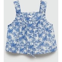 Top mit Palmenprint von Mango Kids