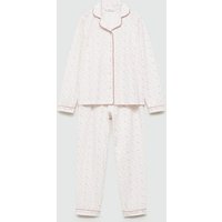 Gemusterter Baumwoll-Pyjama von Mango Kids