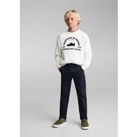 Gemustertes Baumwoll-Sweatshirt von Mango Kids