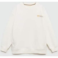 Gemustertes Baumwoll-Sweatshirt von Mango Kids