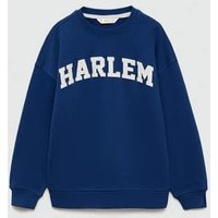 Gemustertes Baumwoll-Sweatshirt Gemustertes Baumwoll-Sweatshirt von Mango Kids