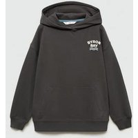 Gemustertes Kapuzen-Sweatshirt von Mango Kids