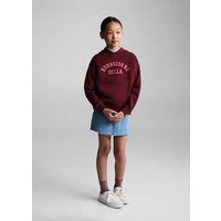 Gemustertes Kapuzen-Sweatshirt Gemustertes Kapuzen-Sweatshirt von Mango Kids