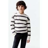 Gemustertes Sweatshirt mit Streifen von Mango Kids