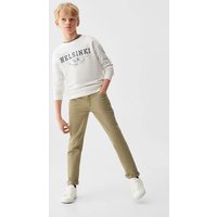 Gerade Baumwollhose von Mango Kids