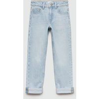 Gerade Jeans mit Umschlag von Mango Kids