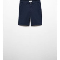 Gestreifte Baumwoll-Bermudas von Mango Kids