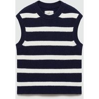 Gestreifter Strickpullunder von Mango Kids