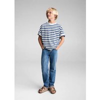 Gestreiftes Baumwoll-Shirt von Mango Kids