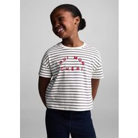 Gestreiftes Baumwoll-Shirt von Mango Kids