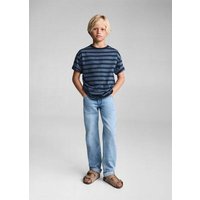 Gestreiftes Baumwoll-Shirt von Mango Kids