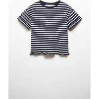 Gestreiftes Baumwoll-Shirt von Mango Kids